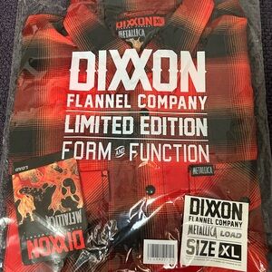 DIXXON  Limited Edition Metallica Load Flannel.